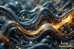 Metallic Fluids in Motion Wallpaper Backgrounds - HD Desktop Wallpaper Background 4k.