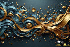 Metallic Fluids in Motion Wallpaper Backgrounds - HD Desktop Wallpaper Background 4k.