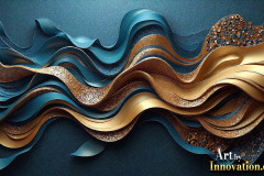 Metallic Fluids in Motion Wallpaper Backgrounds - HD Desktop Wallpaper Background 4k.