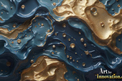 Metallic Fluids in Motion Wallpaper Backgrounds - HD Desktop Wallpaper Background 4k.
