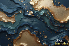 Metallic Fluids in Motion Wallpaper Backgrounds - HD Desktop Wallpaper Background 4k.