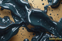 Metallic Fluids in Motion Wallpaper Backgrounds - HD Desktop Wallpaper Background 4k.