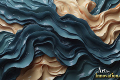 Metallic Fluids in Motion Wallpaper Backgrounds - HD Desktop Wallpaper Background 4k.