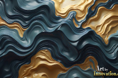 Metallic Fluids in Motion Wallpaper Backgrounds - HD Desktop Wallpaper Background 4k.