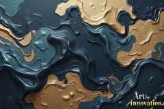 Metallic Fluids in Motion Wallpaper Backgrounds - HD Desktop Wallpaper Background 4k.