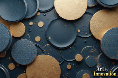 Metallic Shaped & Objects Wallpaper Backgrounds - HD Desktop Wallpaper & Backgrounds.