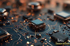 Amazing Graphics Art Collection: Copper & Black Technology - HD Desktop Wallpaper & Backgrounds.