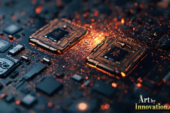 Amazing Graphics Art Collection: Copper & Black Technology - HD Desktop Wallpaper & Backgrounds.