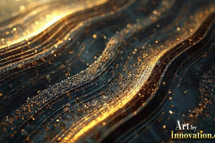 Amazing Graphics Art Collection: Gold,Blue,& Black Technology - HD Desktop Wallpaper & Backgrounds.