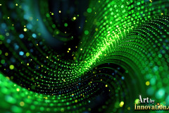 Amazing Graphics Art Collection: Modern Technology Green & Black - HD Desktop Wallpaper & Backgrounds.