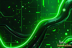 Amazing Graphics Art Collection: Modern Technology Green & Black - HD Desktop Wallpaper & Backgrounds.