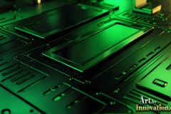 Amazing Graphics Art Collection: Modern Technology Green & Black - HD Desktop Wallpaper & Backgrounds.