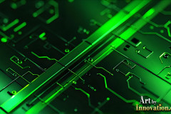 Amazing Graphics Art Collection: Modern Technology Green & Black - HD Desktop Wallpaper & Backgrounds.