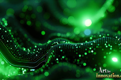Amazing Graphics Art Collection: Modern Technology Green & Black - HD Desktop Wallpaper & Backgrounds.