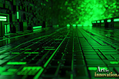 Amazing Graphics Art Collection: Modern Technology Green & Black - HD Desktop Wallpaper & Backgrounds.