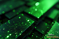 Amazing Graphics Art Collection: Modern Technology Green & Black - HD Desktop Wallpaper & Backgrounds.