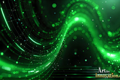 Amazing Graphics Art Collection: Modern Technology Green & Black - HD Desktop Wallpaper & Backgrounds.