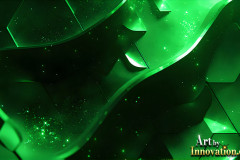 Amazing Graphics Art Collection: Modern Technology Green & Black - HD Desktop Wallpaper & Backgrounds.
