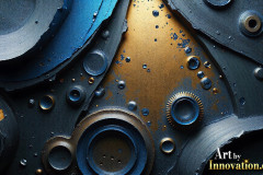 Amazing Graphics Art Collection: Modern Metallic Gears - HD Desktop Wallpaper & Backgrounds.