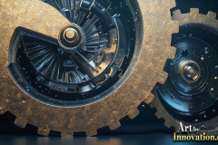 Amazing Graphics Art Collection: Modern Metallic Gears - HD Desktop Wallpaper & Backgrounds.