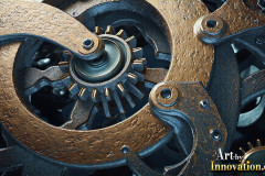 Amazing Graphics Art Collection: Modern Metallic Gears - HD Desktop Wallpaper & Backgrounds.