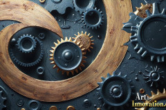 Amazing Graphics Art Collection: Modern Metallic Gears - HD Desktop Wallpaper & Backgrounds.