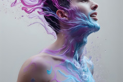 Paint Splat Fun - Hot men having fun with body paint.