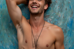 Paint Splat Fun - Hot men having fun with body paint.