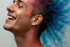 Paint Splat Fun - Hot men having fun with body paint.