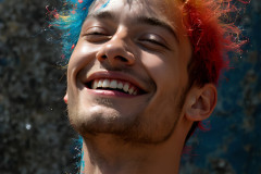 Paint Splat Fun - Hot men having fun with body paint.