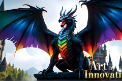 Dragon Pride, even dragons can be gay,)