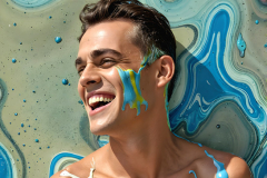 [PG] Colorful Happy Male Faces