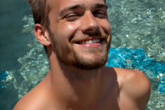 Paint Splat Fun - Colorful Happy Male Faces