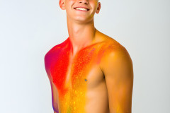 Handsome Men and the Colors of Pride,part of the LGBTQ Gay Pride Collection
