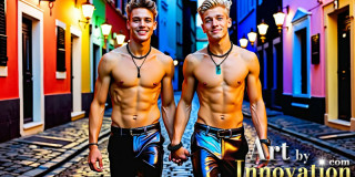 Men Walking with Pride