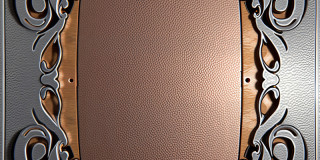 Graphics Art Copper Picture Frame Overlays