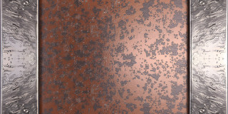 Graphics Art Copper Picture Frame Overlays