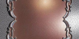 Graphics Art Copper Picture Frame Overlays