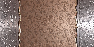 Graphics Art Copper Picture Frame Overlays