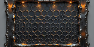 Graphics Art Industrial Picture Frame Overlays