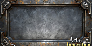 Graphics Art Industrial Picture Frame Overlays