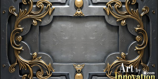 Graphics Art Industrial Picture Frame Overlays