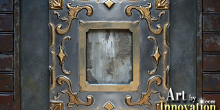 Graphics Art Industrial Picture Frame Overlays