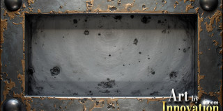 Graphics Art Industrial Picture Frame Overlays