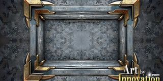 Graphics Art Industrial Picture Frame Overlays