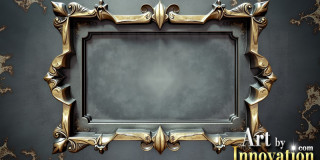 Graphics Art Industrial Picture Frame Overlays