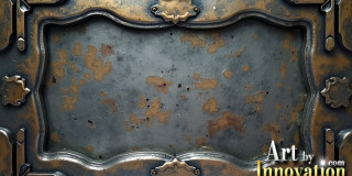 Graphics Art Industrial Picture Frame Overlays