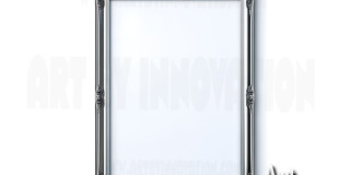 Graphics Art Silver Picture Frame Overlays