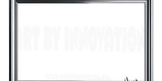 Graphics Art Silver Picture Frame Overlays