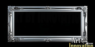 Graphics Art Silver Picture Frame Overlays